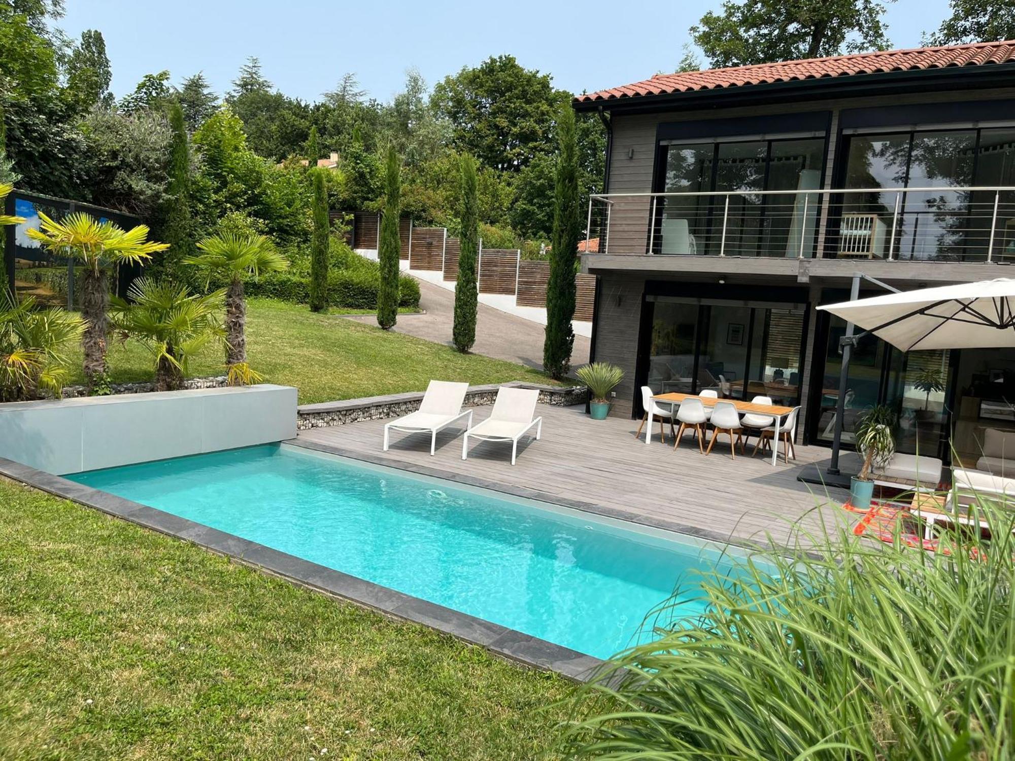 Villa Piscine A Proximite De Lyon Chaponost Kültér fotó