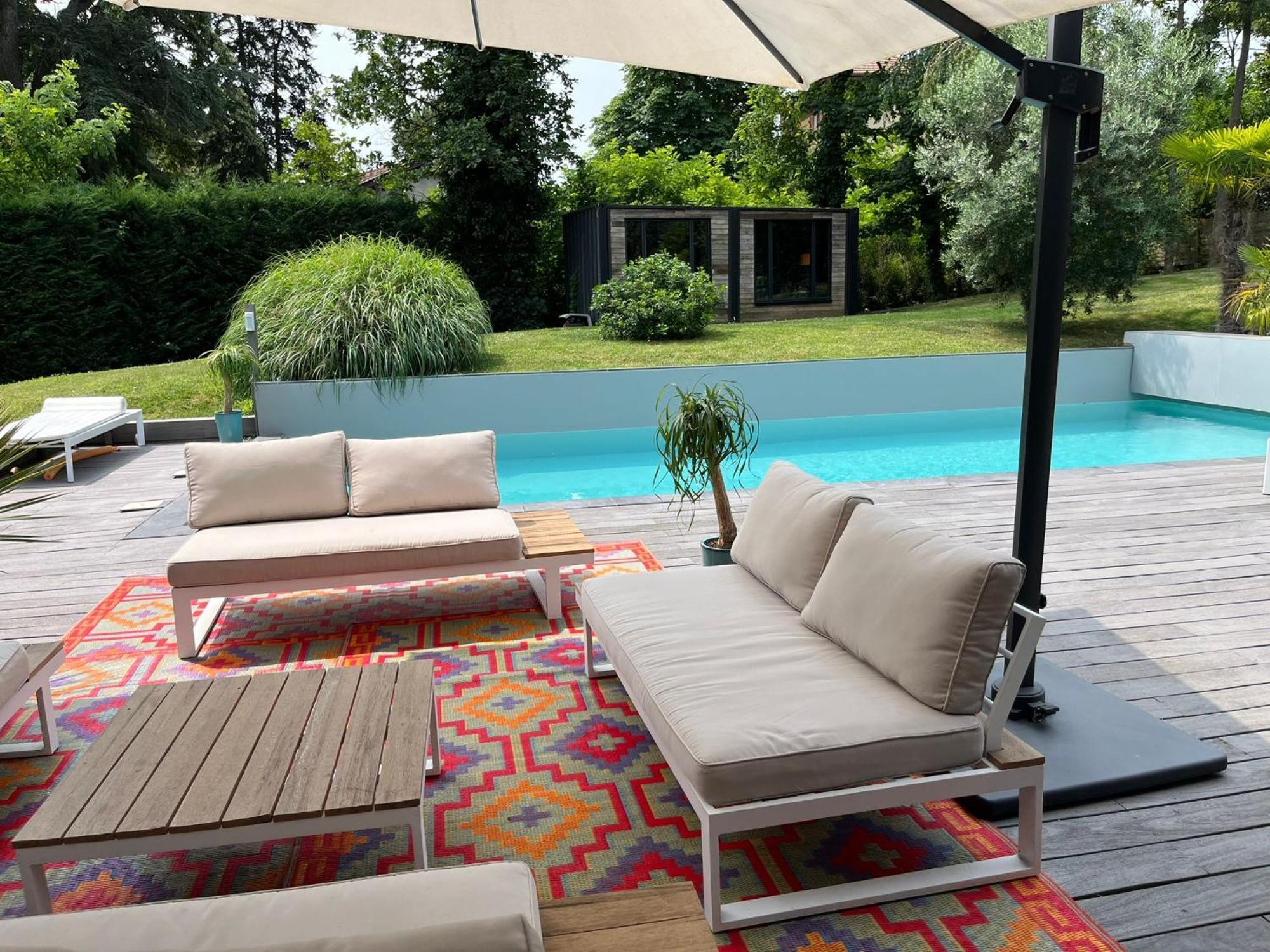 Villa Piscine A Proximite De Lyon Chaponost Kültér fotó